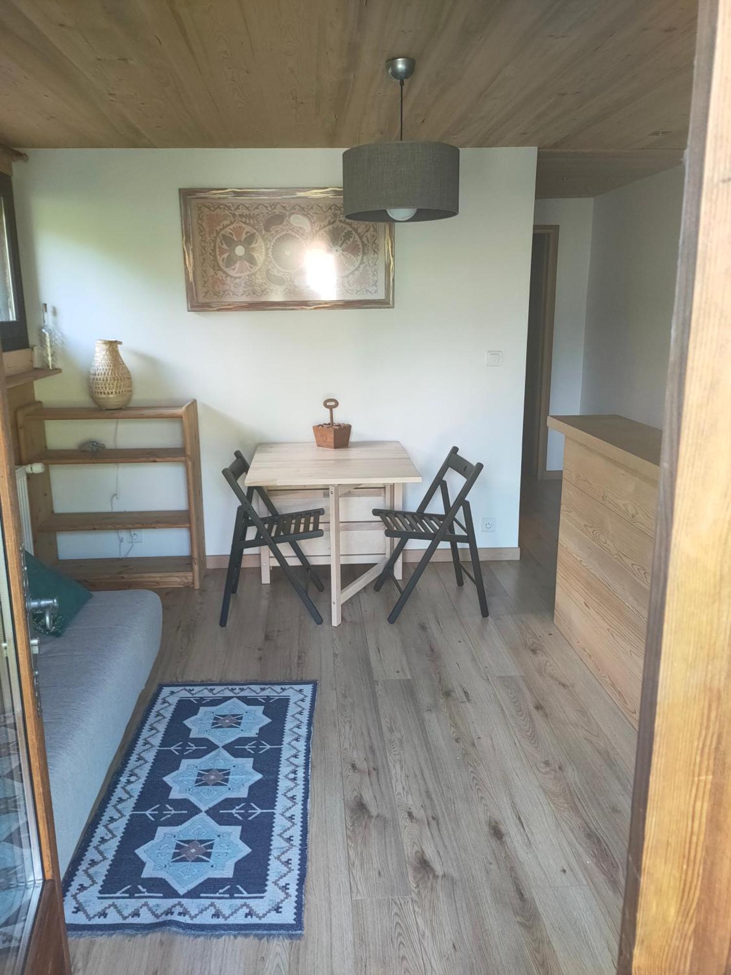 Beau Studio Dans La Vallee De Chamonix Les Trabets 外观 照片